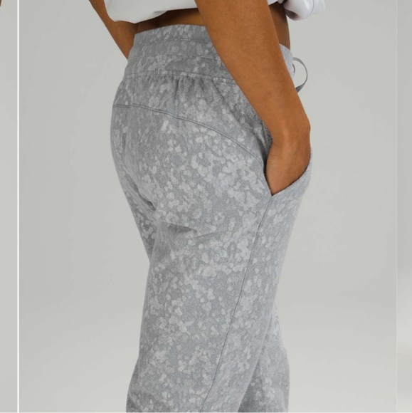 Lululemon Ready To Rulu High Rise Joggers Size 4 Grey Speckle Jacquard - Picture 3 of 14